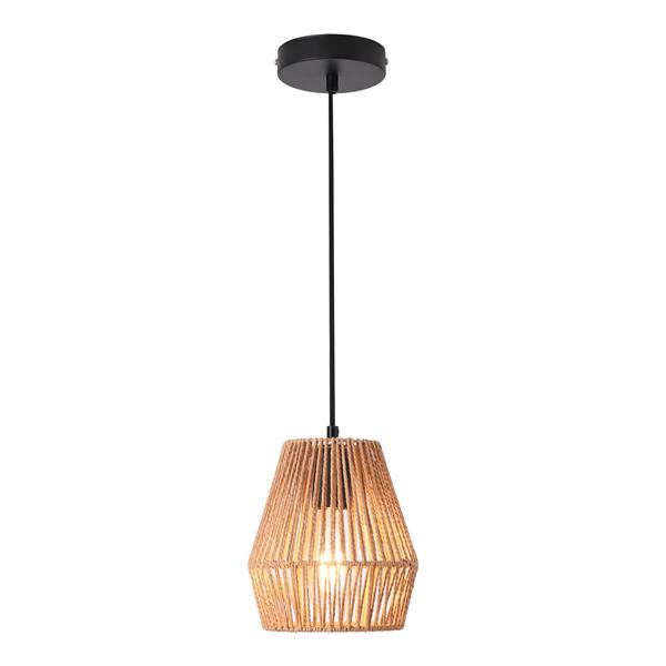 Grote foto lux.pro hanglamp liverpool 160x18 cm zwart en beige e27 huis en inrichting overige