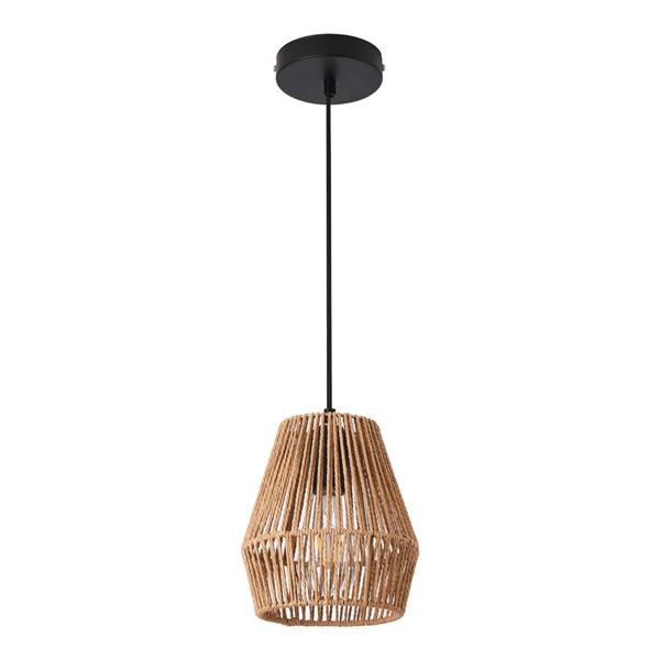 Grote foto lux.pro hanglamp liverpool 160x18 cm zwart en beige e27 huis en inrichting overige