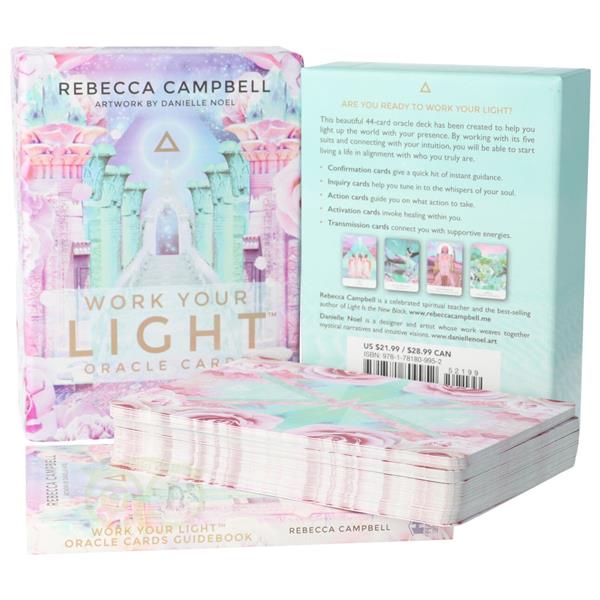 Grote foto work your light oracle cards rebecca campbell eng boeken overige boeken