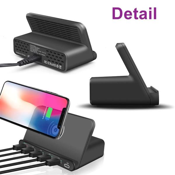 Grote foto drphone smartc5 draadloos laadstation usb hub oplader draadloze lader qualcomm 3.0 pd opladen telecommunicatie opladers en autoladers