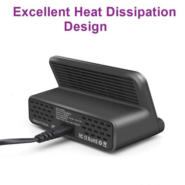 Grote foto drphone smartc5 draadloos laadstation usb hub oplader draadloze lader qualcomm 3.0 pd opladen telecommunicatie opladers en autoladers