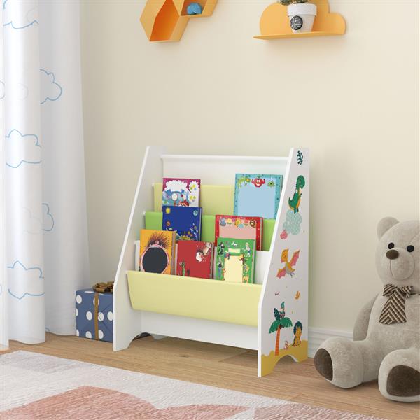 Grote foto en.casa kinderrek fisterra 74x62x29 cm dinosaurus motief huis en inrichting overige