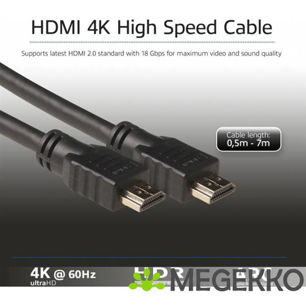 Grote foto act 5 meter high speed kabel v2.0 hdmi a male hdmi a male awg30 computers en software overige computers en software