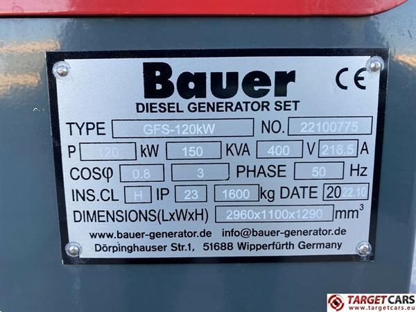 Grote foto bauer gfs 120kw ats 150kva diesel generator 400 230v doe het zelf en verbouw aggregaten