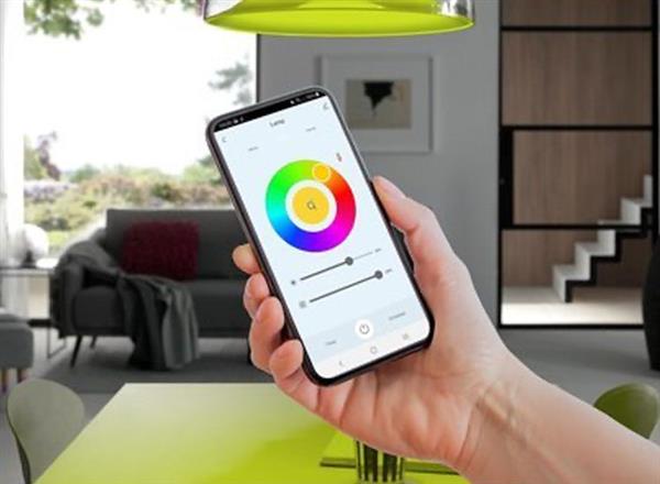 Grote foto qnect rgb smart wi fi led lamp gu10 4 5w huis en inrichting overige