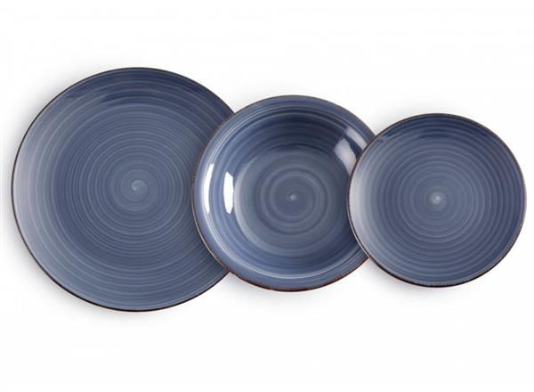 Grote foto lifa living bordenset servies 18 delig blauw antiek en kunst servies compleet