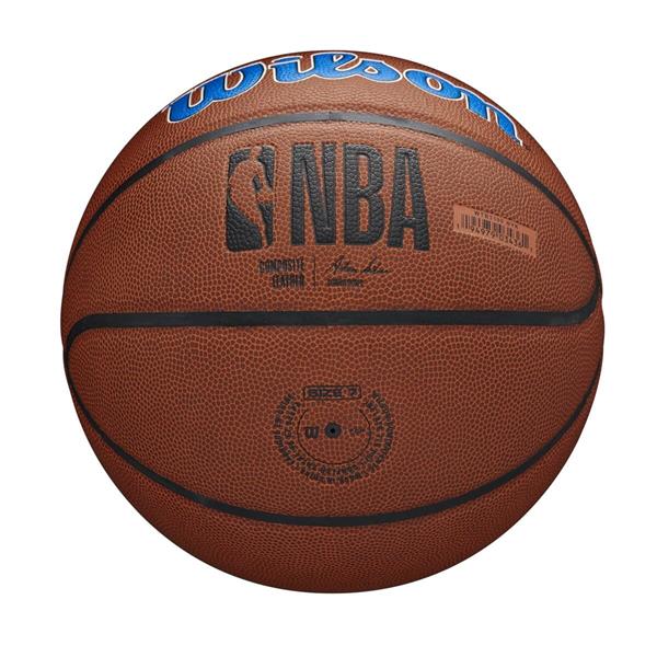 Grote foto wilson nba new york knicks composite indoor outdoor basketbal 7 sport en fitness basketbal