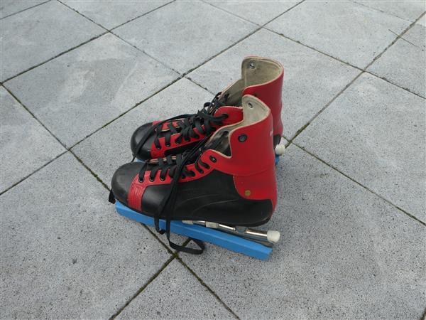 Grote foto ijshockey schaatsen sport en fitness schaatsen