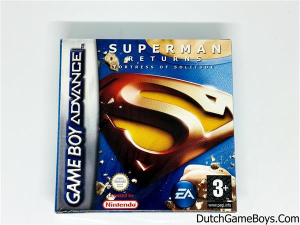 Grote foto gameboy advance gba superman returns fortress of solitude hol new sealed spelcomputers games overige nintendo games