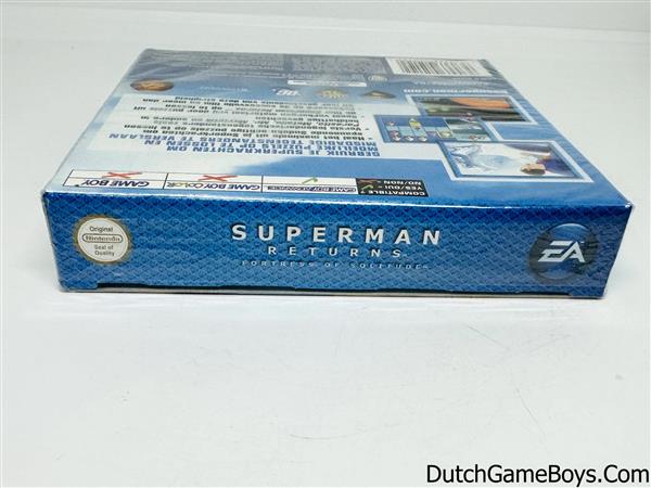 Grote foto gameboy advance gba superman returns fortress of solitude hol new sealed spelcomputers games overige nintendo games