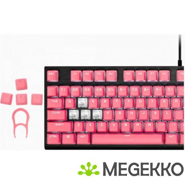 Grote foto corsair pbt double shot pro keycaps pink computers en software toetsenborden