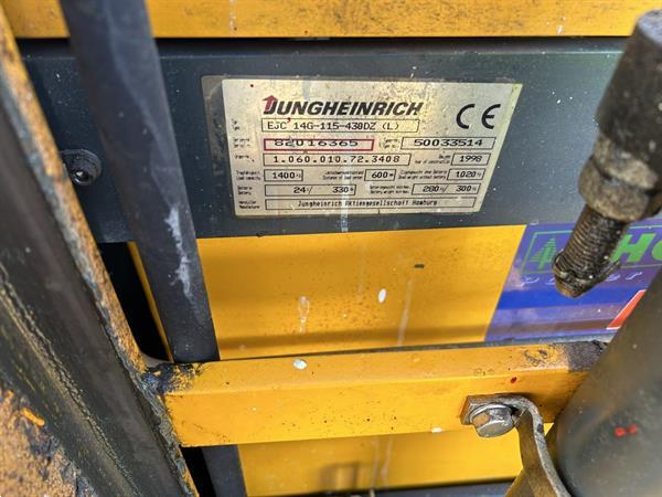 Grote foto vs 21471 elektrische triplex stapelaar jungheinrich ejc14g 4300mm doe het zelf en verbouw hefwerktuigen