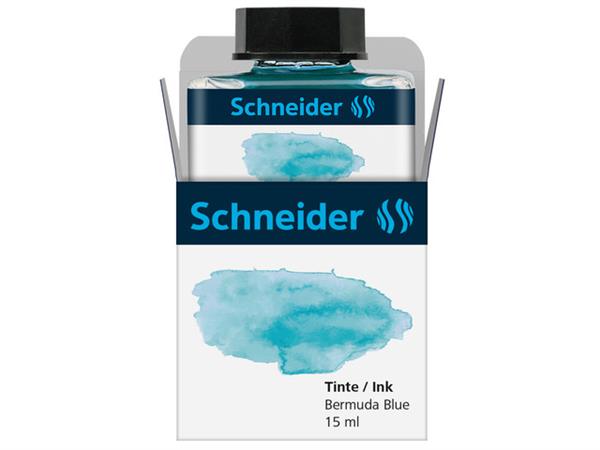 Grote foto inktpotje schneider 15ml bermudablauw zowel vulpen als rollerball verzamelen overige verzamelingen