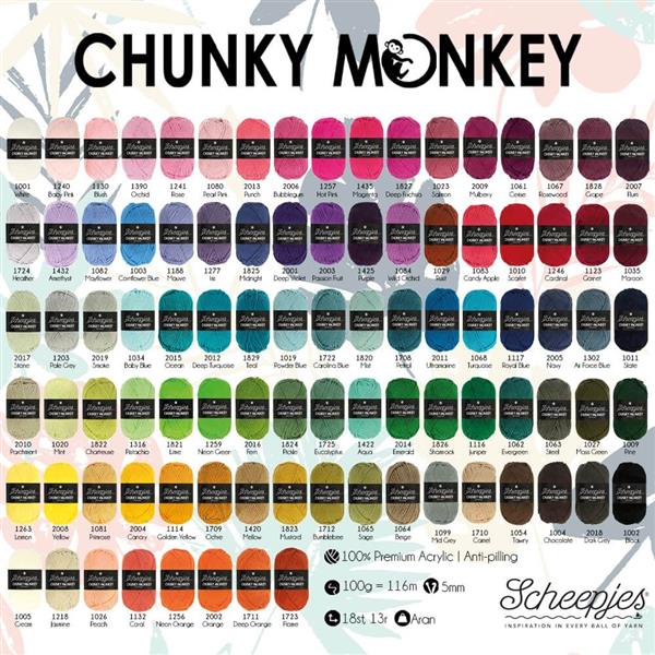 Grote foto scheepjes chunky monkey 100 gram 2006 bubblegum verzamelen overige verzamelingen