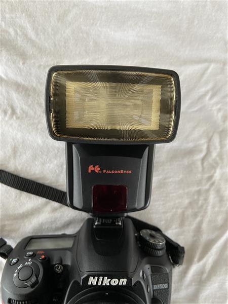 Grote foto flitser tbv nikon analoog of digitaal audio tv en foto flitsers