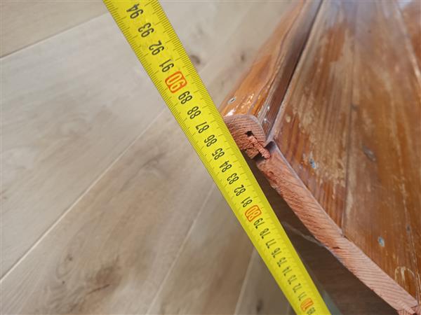 Grote foto kerkbank grenen 221cm doe het zelf en verbouw hout en planken