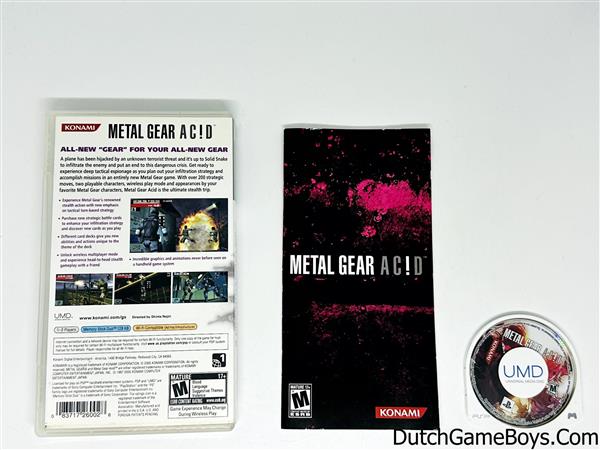 Grote foto psp metal gear acid spelcomputers games overige merken