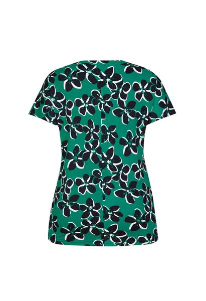 Grote foto robin top 24vze18 groen zwart kleding dames t shirts