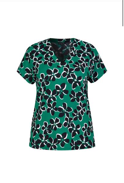 Grote foto robin top 24vze18 groen zwart kleding dames t shirts