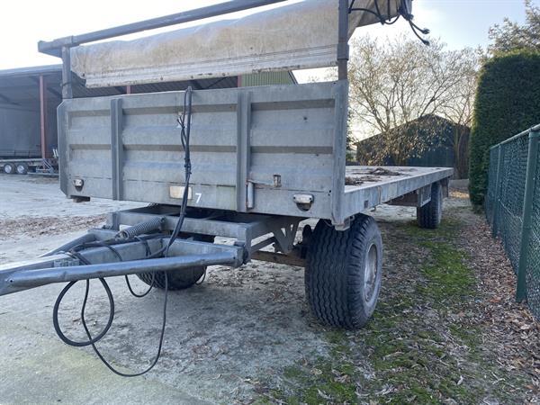 Grote foto gwl landbouwwagen platte wagen agrarisch aanhangwagens