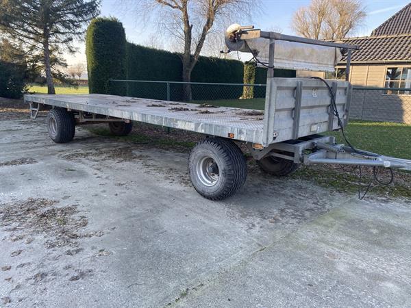 Grote foto gwl landbouwwagen platte wagen agrarisch aanhangwagens