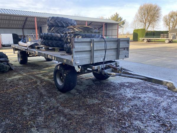 Grote foto gwl landbouwwagen platte wagen agrarisch aanhangwagens