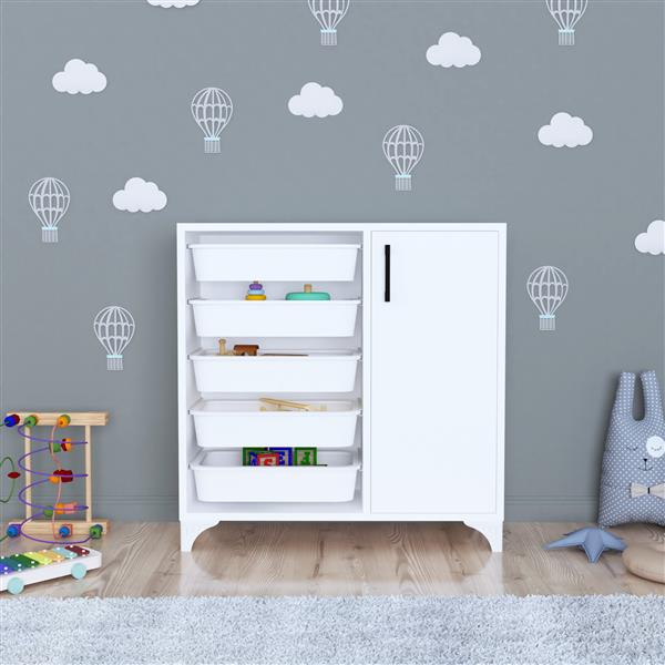 Grote foto en.casa kast aurland commode 78 5x77x30 cm wit huis en inrichting overige