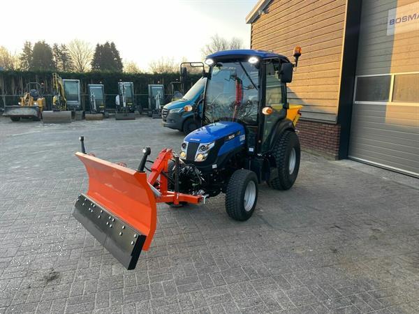 Grote foto solis 26 hst minitractor cabine optie zoustrooier sneeuwschuif agrarisch tractoren