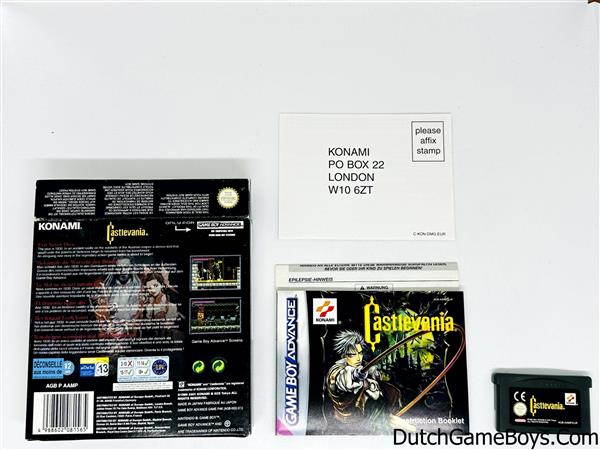 Grote foto gameboy advance gba castlevania circle of the moon eur spelcomputers games overige nintendo games