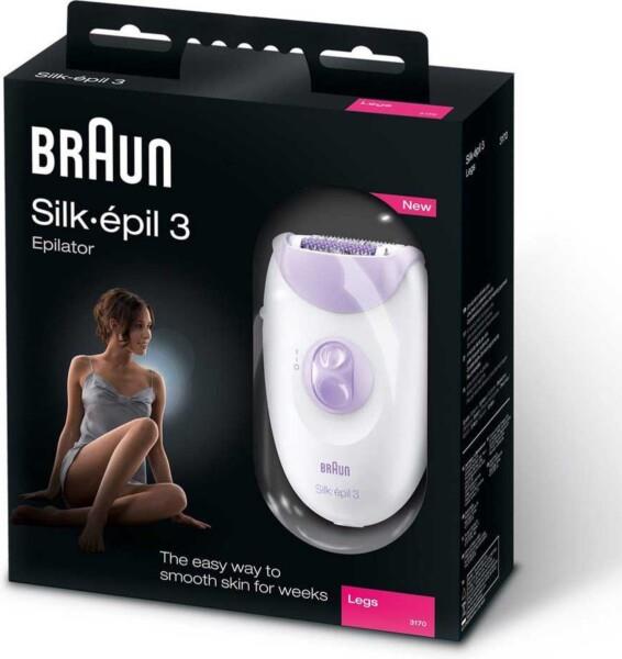 Grote foto braun silk pil 3 170 epilator voor langdurige ontharing verpakking beschadigd beauty en gezondheid gezichtsverzorging