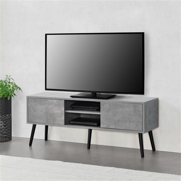 Grote foto tv meubel eskilstuna tv kast 120x29 5x46 5 cm betonkleurig huis en inrichting overige