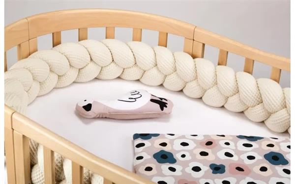 Grote foto bedomrander vlecht 210cm ecru ecru kinderen en baby complete kinderkamers