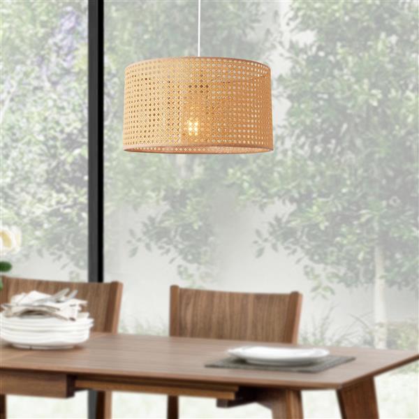 Grote foto lux.pro hanglamp shrewsbury 160x32 cm wit en beige e27 huis en inrichting overige