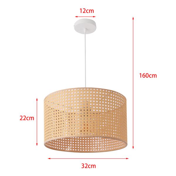 Grote foto lux.pro hanglamp shrewsbury 160x32 cm wit en beige e27 huis en inrichting overige