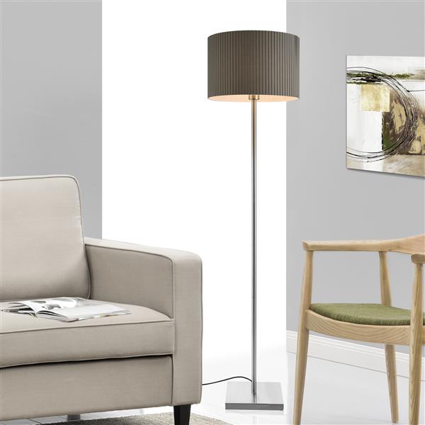 Grote foto vloerlamp staande lamp coimbra 151x 38 cm e27 grijs huis en inrichting overige