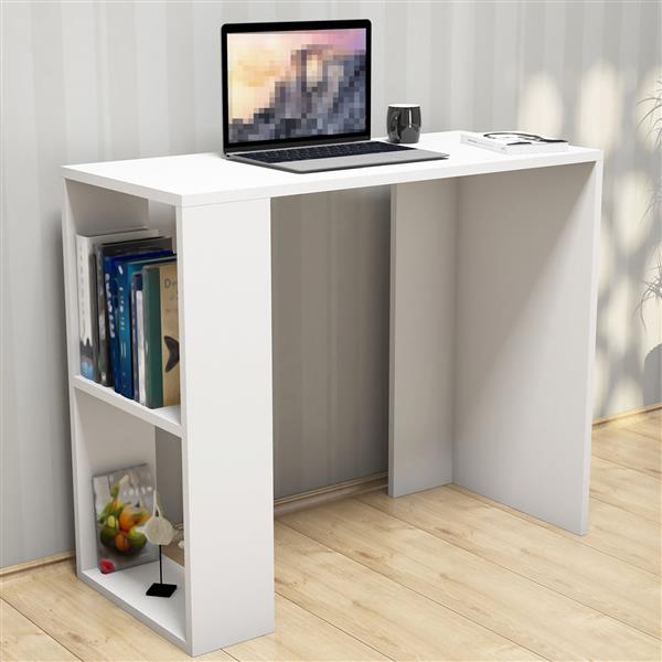 Grote foto en.casa bureau met plank 75x90x40 cm aars wit huis en inrichting stoelen