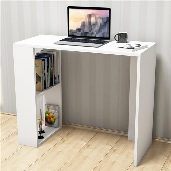 Grote foto en.casa bureau met plank 75x90x40 cm aars wit huis en inrichting stoelen