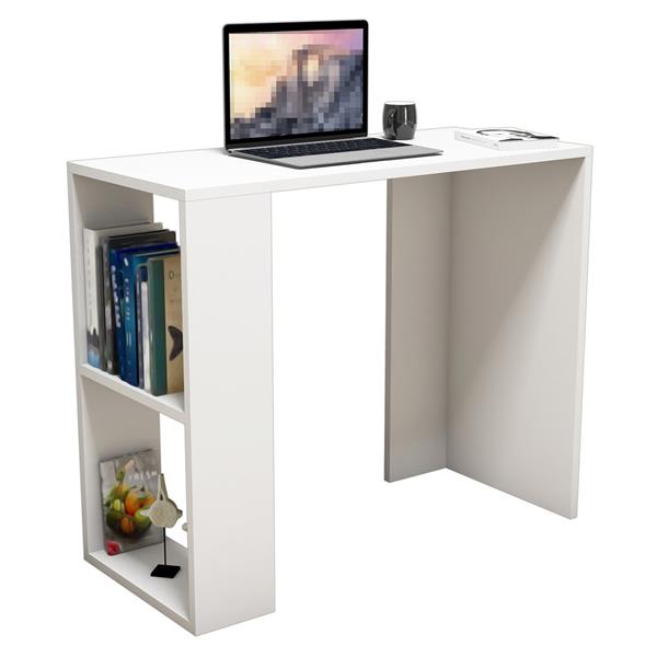 Grote foto en.casa bureau met plank 75x90x40 cm aars wit huis en inrichting stoelen