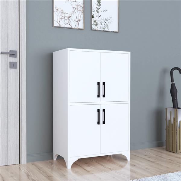 Grote foto en.casa kast h land commode 100x62 5x36 cm wit huis en inrichting overige