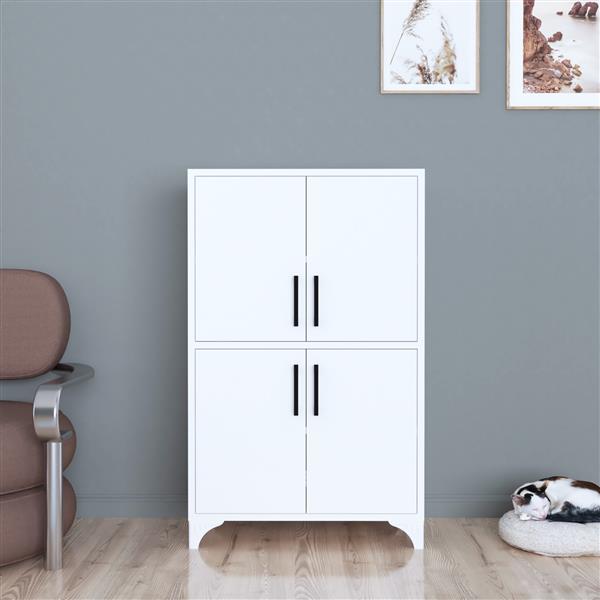 Grote foto en.casa kast h land commode 100x62 5x36 cm wit huis en inrichting overige