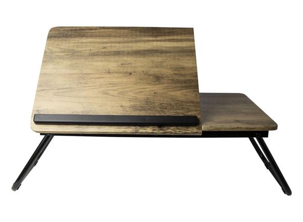 Grote foto gusta laptoptafel houtlook inklapbaar 53 x 30 x 19 cm huis en inrichting eettafels