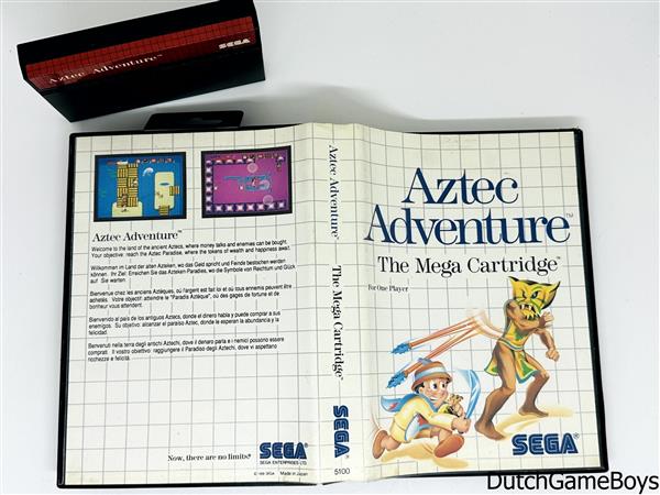Grote foto sega master system aztec adventure spelcomputers games overige games