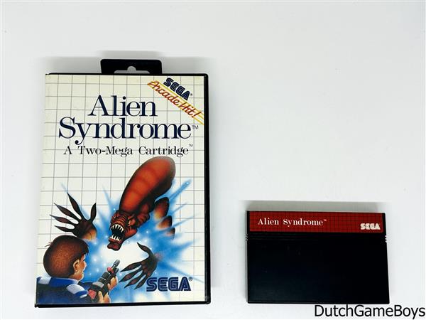 Grote foto sega master system alien syndrome spelcomputers games overige games