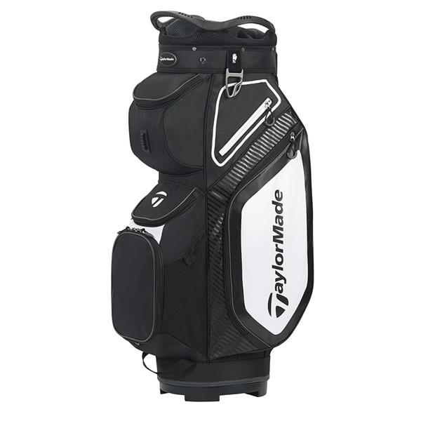 Grote foto taylormade cartbag 8.0 black white charcoal sport en fitness golf