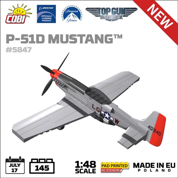 Grote foto cobi 5847 top gun mustang p51d kinderen en baby overige