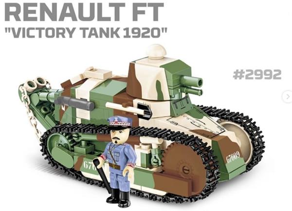 Grote foto cobi ww1 2992 renault ft victory tank 1920 kinderen en baby overige