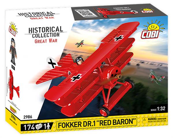 Grote foto cobi ww1 2986 fokker dr.i red baron kinderen en baby overige