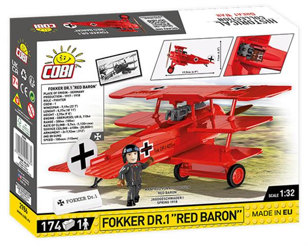 Grote foto cobi ww1 2986 fokker dr.i red baron kinderen en baby overige