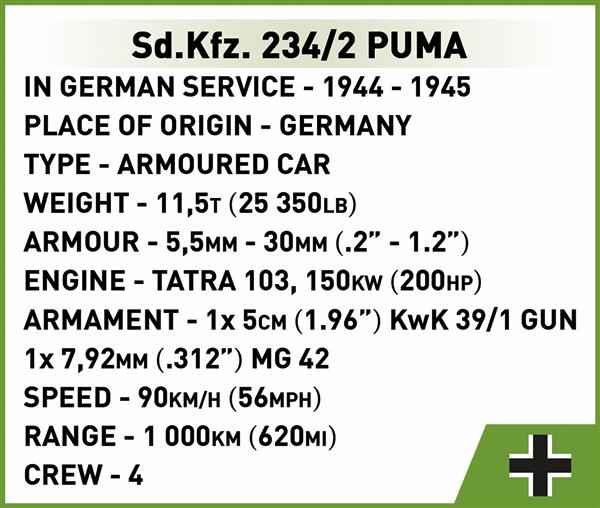 Grote foto cobi 2287 sd.kfz 234 2 puma kinderen en baby overige