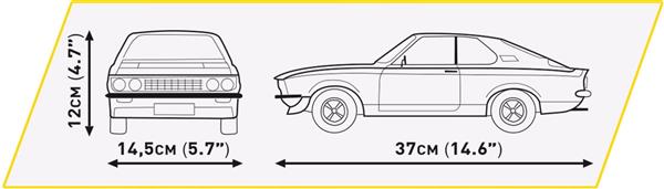 Grote foto cobi 24349 opel manta a gt e 1974 kinderen en baby overige